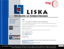 Tablet Screenshot of liska-tens.at